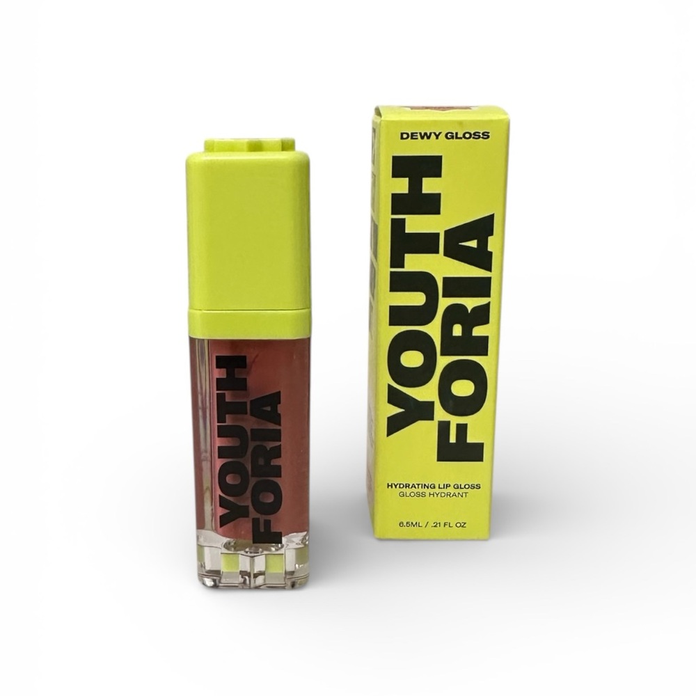Youthforia Dewy Gloss #09 Play With Fire - Hydrating Lip Gloss - NIB - Picture 4 of 9